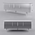 Elegant Cestino Sideboard by Dorya 3D model small image 2