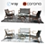 Modern Comfort Sofa Set 3D model small image 1