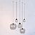 Modern Glass Pendant Light 3D model small image 2