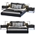 Groundpiece Bed: Sleek and Stylish Comfort 3D model small image 1