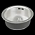 Stainless Steel Single Sink 3D model small image 1