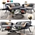 Poliform Mad Sofa & Chair Set 3D model small image 1