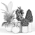 Modern Fiberstone Planters - Set of 4 3D model small image 3