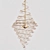 Gilded Journeys Chandelier 3D model small image 1