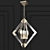 Elegant Lyons Pendant: Aged Brass 3D model small image 1