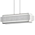 Elegant Linear Pendant: Kenney Feiss 3D model small image 1