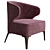 Elegant Aston Chair 3D model small image 2