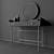 Elegant JAGGER Dressing Table 3D model small image 3