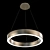 Modern LED Ring Chandelier 3D model small image 1