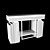 Vintage-Inspired Console Table: Timothy Oulton 3D model small image 3