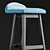 Elegant Nancy Barstool: Stylish Design & Superior Comfort 3D model small image 2