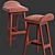 Elegant Nancy Barstool: Stylish Design & Superior Comfort 3D model small image 3