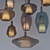 Gemstone-inspired Pendant Lamp 3D model small image 3