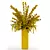 Eucalyptus Tall Vase: Realistic Flowers & Vase 3D model small image 2