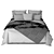 Luxurious Detailed Bed: High-Quality Realistic Model 3D model small image 2