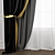 Title: Art Deco Shell Curtains 3D model small image 2