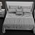 Elegant Cattelan Italia Nelson Bed: Jane Art 3D model small image 3