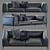 Poliform Metropolitan: Stylish Designer Sofa 3D model small image 1