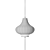 Scandinavian Glass Pendant Light 3D model small image 3