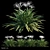 4-in-1 Spider Lily Set 3D model small image 1