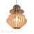 Natural Parametric Chandelier: Meduza 3D model small image 1