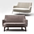 Elegant Flexform Guscio Sofa 3D model small image 1