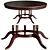 Elegant SALDA Classic Table 3D model small image 1