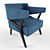 Angular Beauty: Colnbrook Chair 3D model small image 1