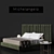 Italian Excellence: Michelangelo Bed 3D model small image 2