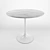 Modern Tulip Table: 90x90x77.7cm 3D model small image 2