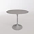 Modern Tulip Table: 90x90x77.7cm 3D model small image 3