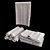 Cozy Waffle Towel Set 3D model small image 2