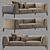 Refined Modern Sofa: Metropolitan 3D model small image 1