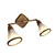 MAYTONI 2-Light Sconce in Brown 3D model small image 2