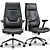 New York High Back Office Chair: Stylish and Comfortable 3D model small image 1
