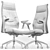 New York High Back Office Chair: Stylish and Comfortable 3D model small image 3