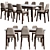 Ventura Poliform Dining Set 3D model small image 1