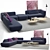 Uptown Sofa: Paola Lenti Modern Design 3D model small image 1