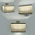 Modern Metal Sconce Lighting 3D model small image 1