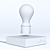 Effortless Illumination: Flyte Levitating Bulb 3D model small image 3