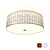 Gelid MOD184PL-06CH: Elegant 6-Light Pendant 3D model small image 1