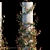 Autumn English Ivy Column Décor 3D model small image 3