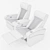 Luxury Fortuny Incliner Seating 3D model small image 3