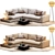 Ditre Italia Bijoux Sofa: Elegant and Versatile 3D model small image 1