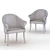 Modern AK-1712 Chair: Stylish Design, Superior Comfort 3D model small image 3