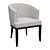 Elegant Dalila Armchair: Luxurious Design 3D model small image 1