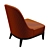 Elegant Noemi Armchair: Timeless Design 3D model small image 2