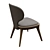 Elegant Clelia Chair: Modern Design 3D model small image 2