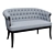 Modern Seven Sedie Sofa Logan: Versatile Design & Luxurious Comfort 3D model small image 1