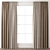 Elegant Window Curtain 3D model small image 1